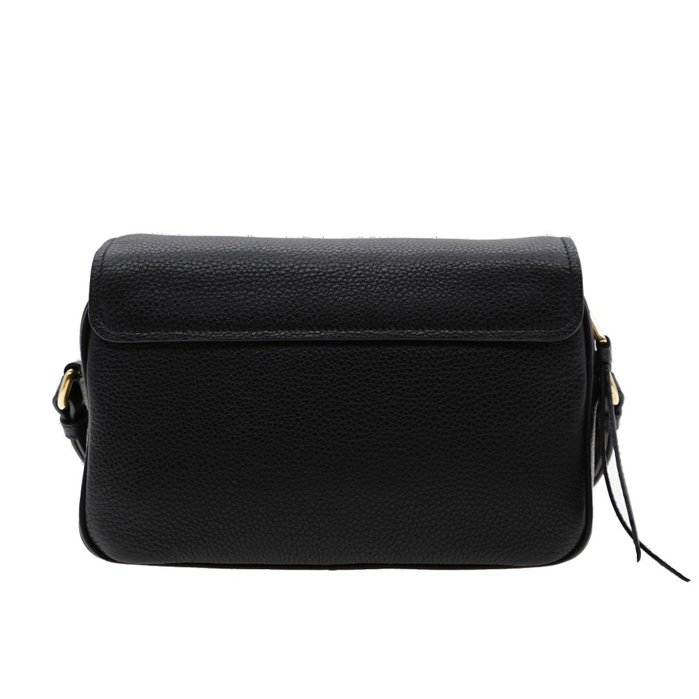 Prada Crossbody Flop Camera Bag Black Leather 1BD163 New - Picture 3 of 7